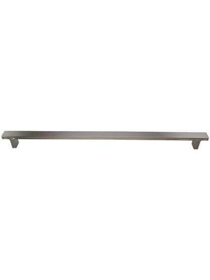Anwick Rectangular Cabinet Pull - 12 1/2 inch Center-to-Center in Satin Nickel.